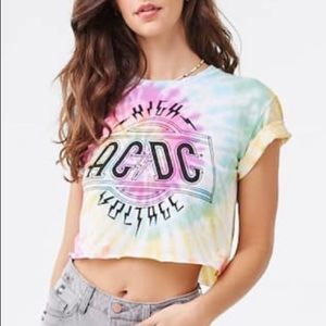 AC/DC crop top